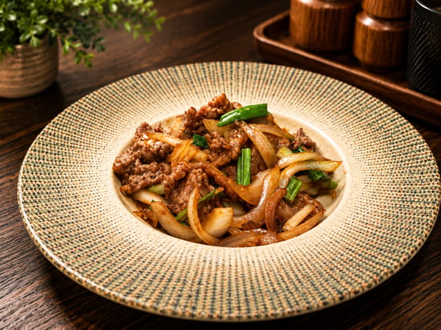 Mongolian Beef / 葱爆牛.