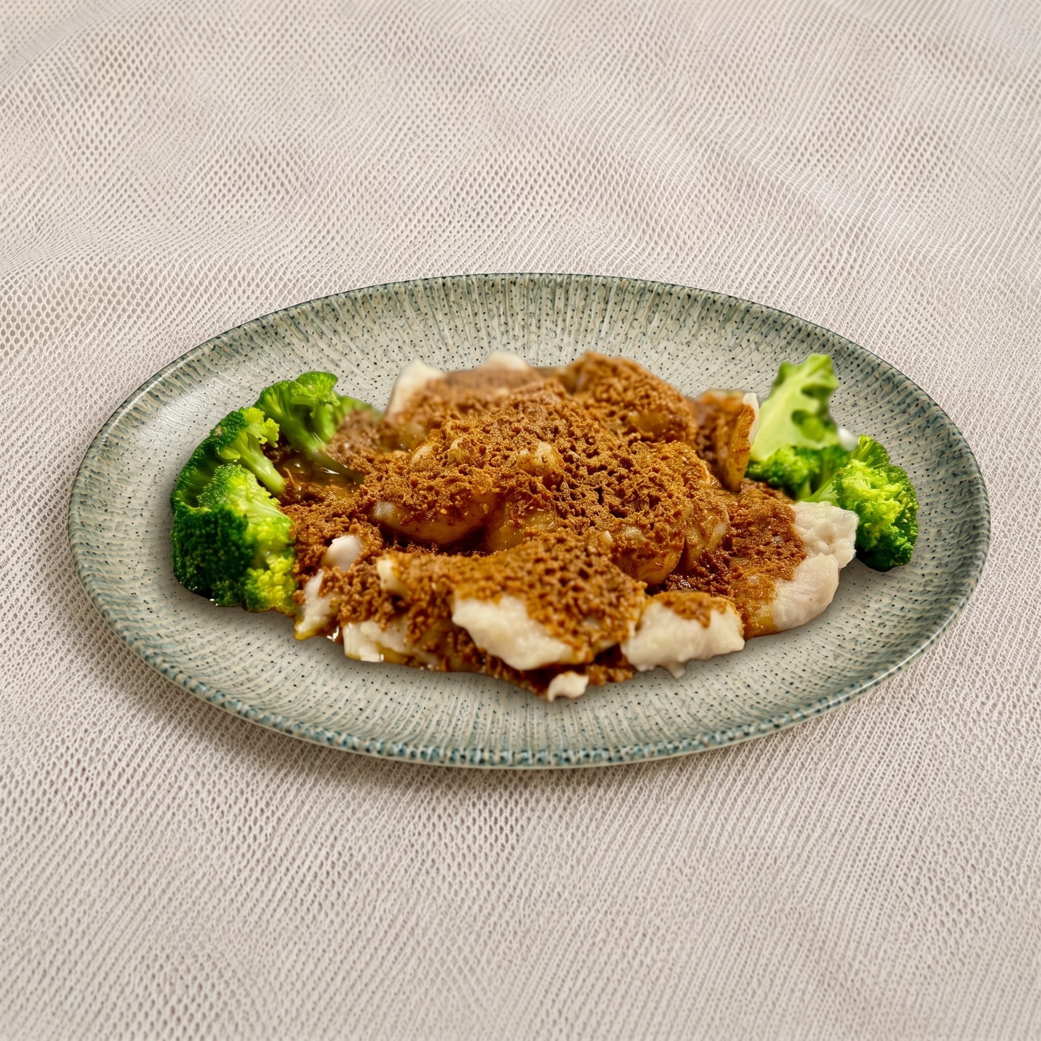 Fish Fillet with Soy Bean Paste / 豆酥鱼片.