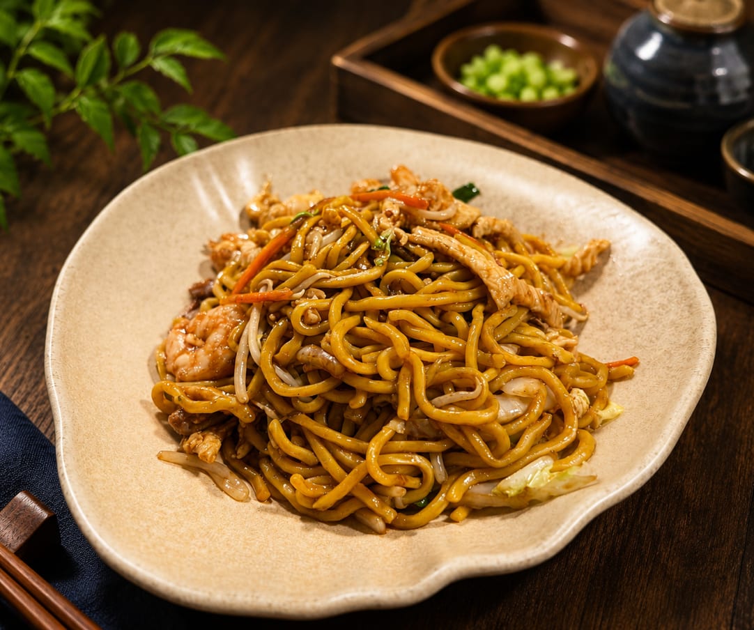 Combination Lo Mein / 什锦捞面.