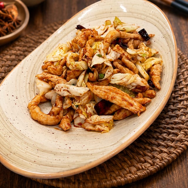 Chicken with Pickled Cabbage / 泡菜鸡.