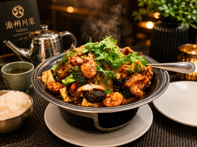 Hot Pot Szechuan Style / 麻辣香锅.