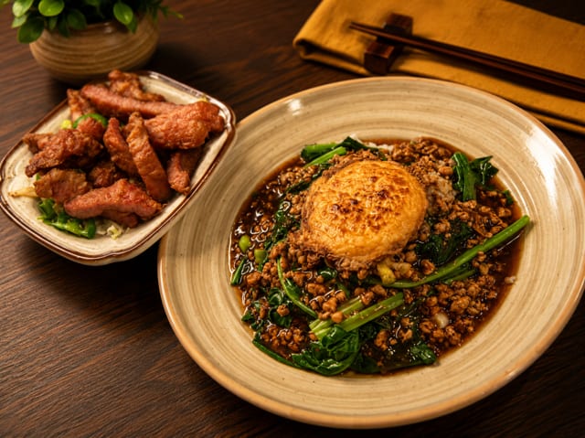 Pork Chop Rice Bowl / 排骨盖饭.