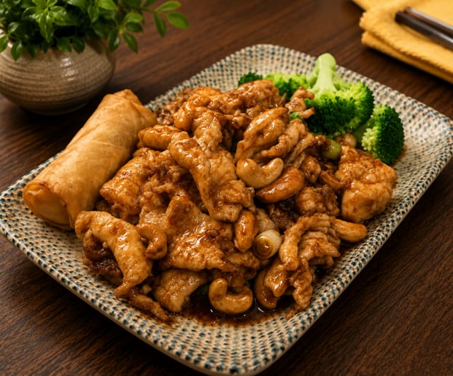 L Chicken with Cashew Nuts 腰果鸡.
