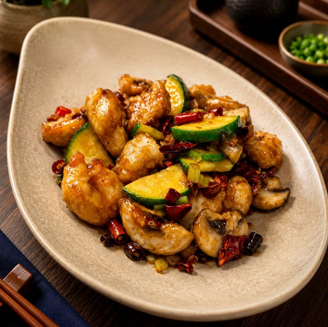 Spicy Crispy Shrimp / 四川脆皮虾.