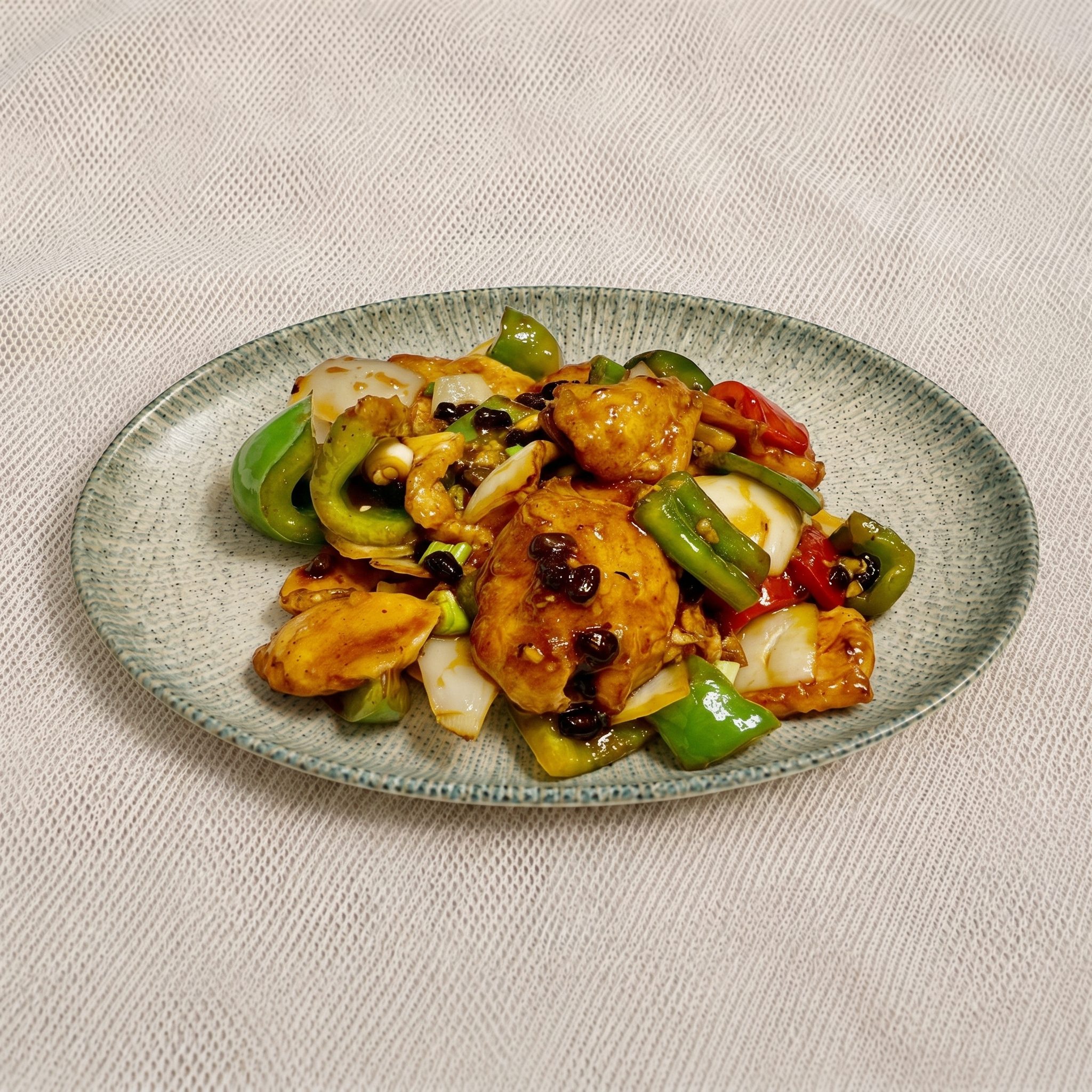 Fish Fillet with Black Bean Sauce / 豉椒鱼片.