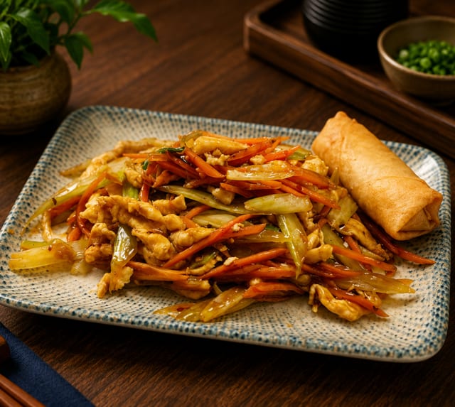 L Chicken Szechuan Style 干烧鸡.