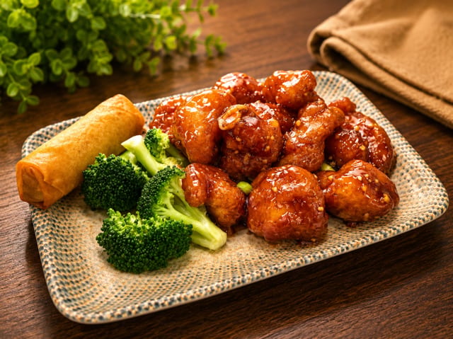 General Tso's Shrimp / 左宗虾.