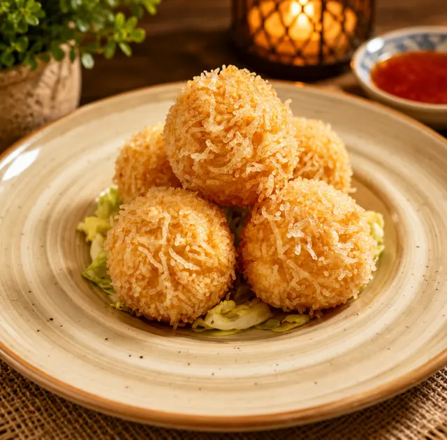 Crispy Shrimp Balls 12/ 炸虾球.