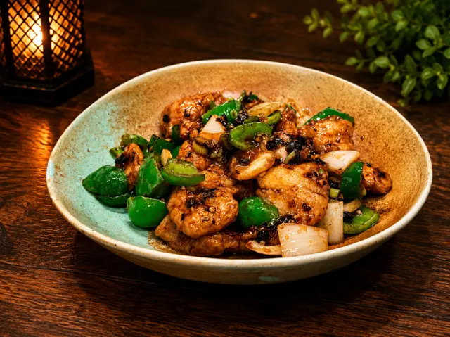 Fish Fillet with Black Bean Sauce / 豉椒鱼片.