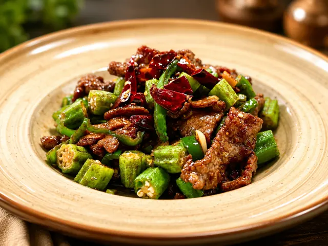 Chili Pepper Beef / 米椒牛.