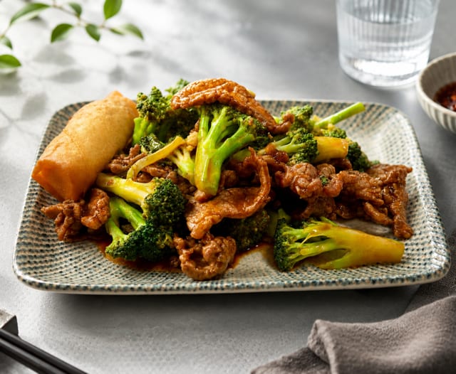 L Beef with Broccoli 芥蓝牛.