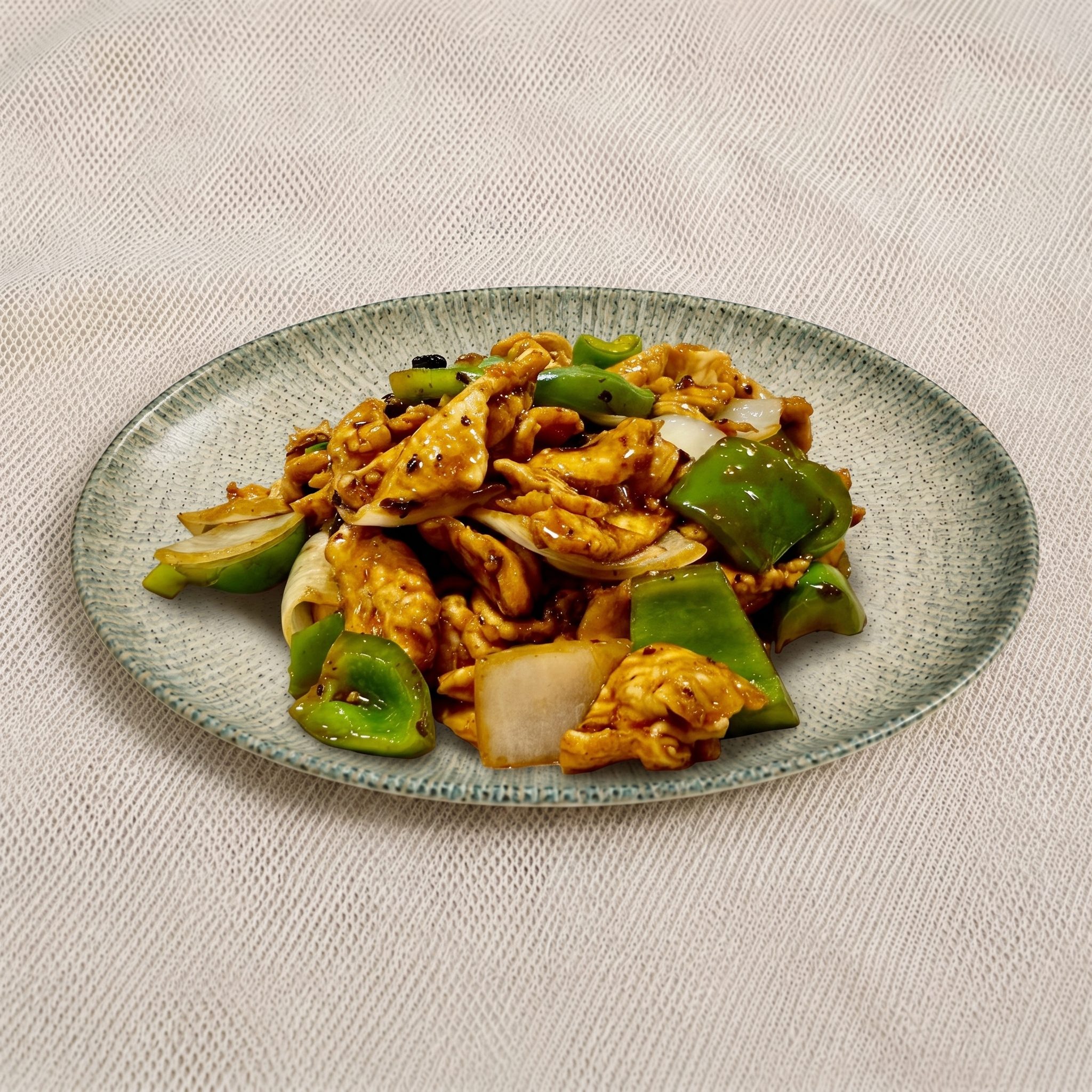 Chicken with Black Bean Sauce / 豉椒鸡.