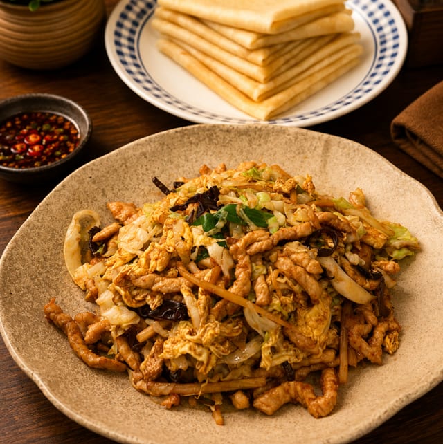 Moo Shu Pork / 木须肉.