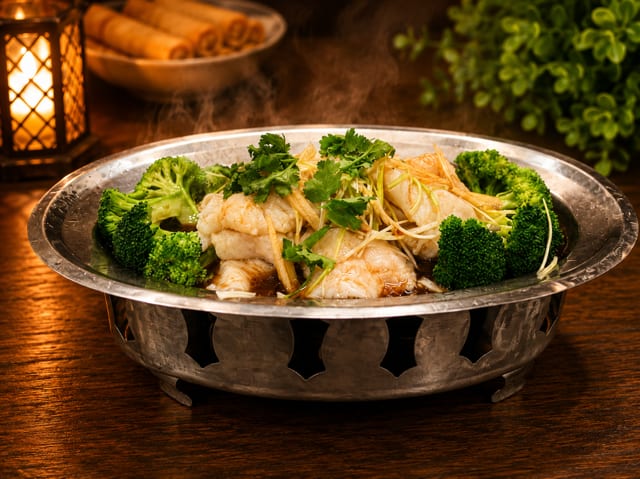Steamed Fish Fillet / 清蒸鱼片.