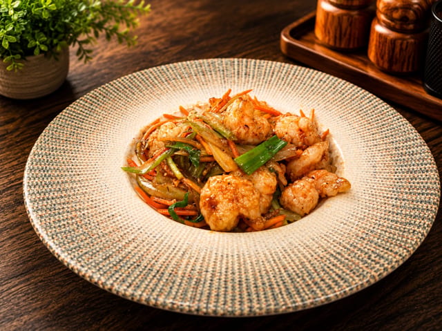 Shrimp Szechuan / 干烧虾.