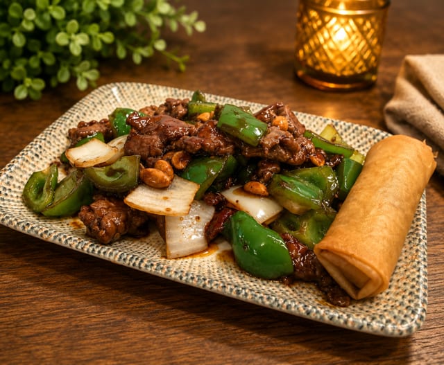 L Kung Pao Beef 宫保牛.