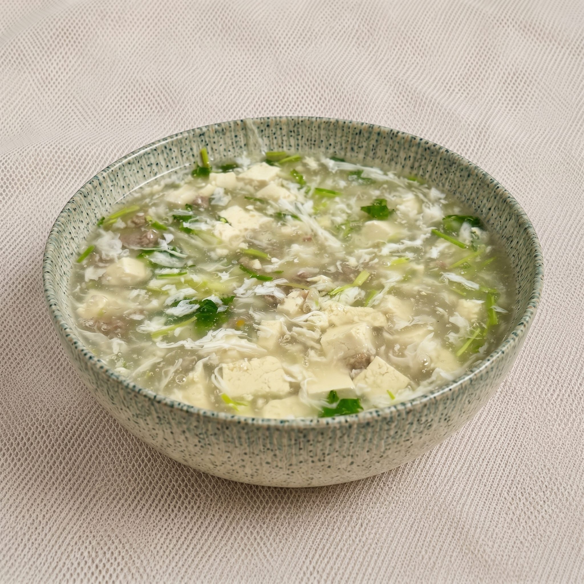 Minced Beef and Tofu Soup / 西湖牛肉羹.