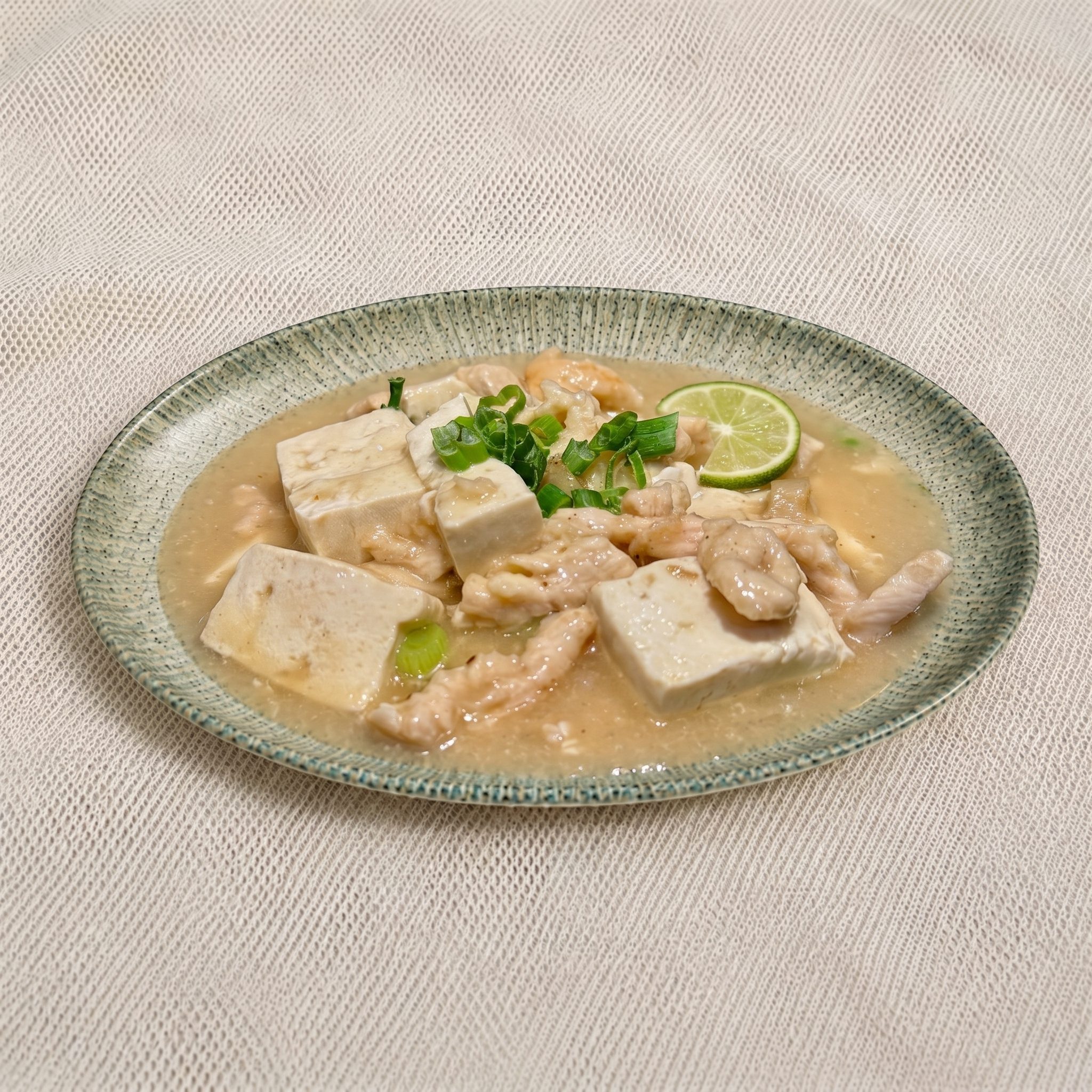 Salted Fish Chicken Tofu / 咸鱼鸡粒豆腐煲.