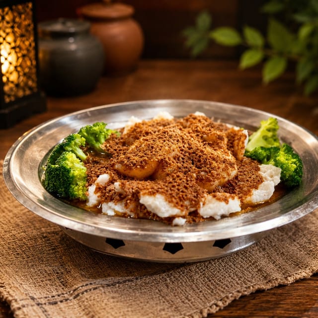Fish Fillet with Soy Bean Paste / 豆酥鱼片.