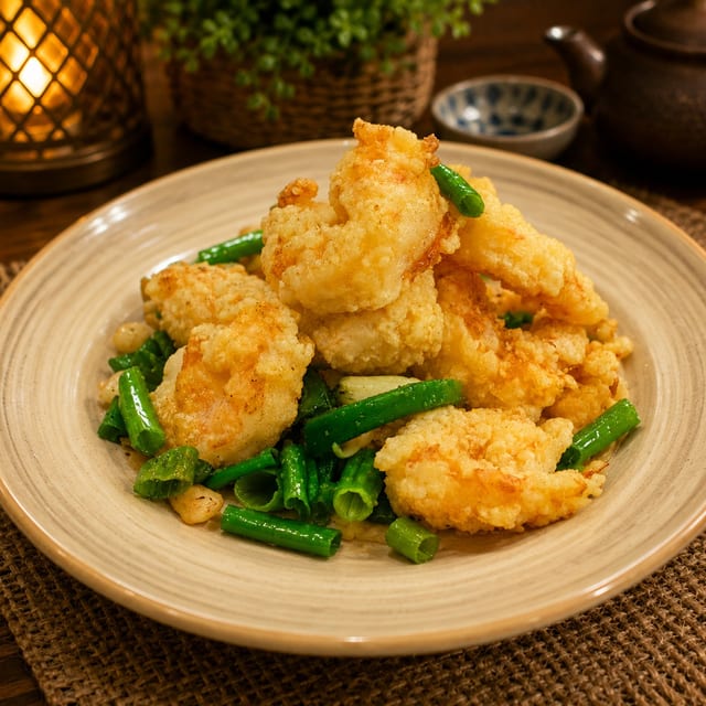 Crispy Jumbo Shrimp (Shell On) / 椒盐虾.