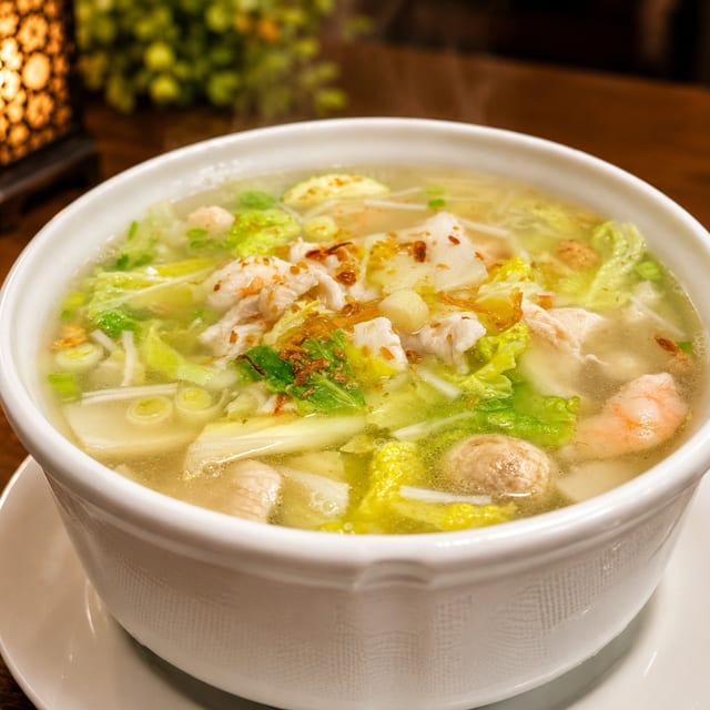 Assorted Casserole Soup / 砂锅什锦汤.