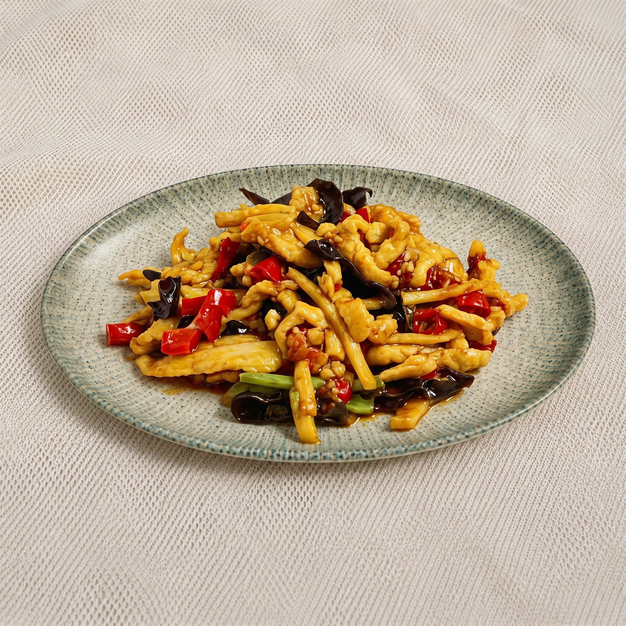 Chili Stir Fry with Black Bean Sauce / 辣椒小炒.