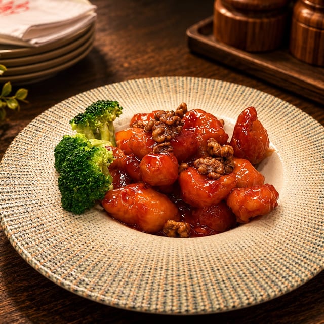 Walnut Chicken / 核桃鸡.